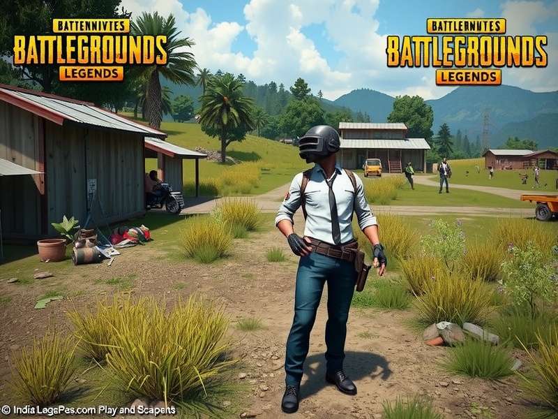 PUBG Battle Royale Legend map and weapons